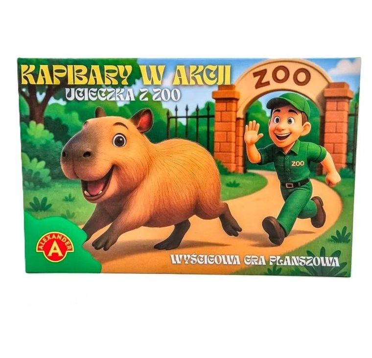 Alexander, Kapibary w akcji, Ucieczka z zoo, gra familijna