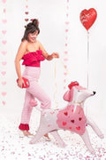 PartyDeco, balon foliowy Pudel, 119x108 cm, mix, 1 szt.