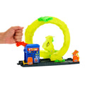 Hot Wheels, City, Zakręcony tor węża, zestaw do zabawy z autkiem
