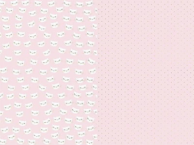 PartyDeco, Meow Party, papier do pakowania prezentów, kotek, mix, 70x200 cm, 2 szt.