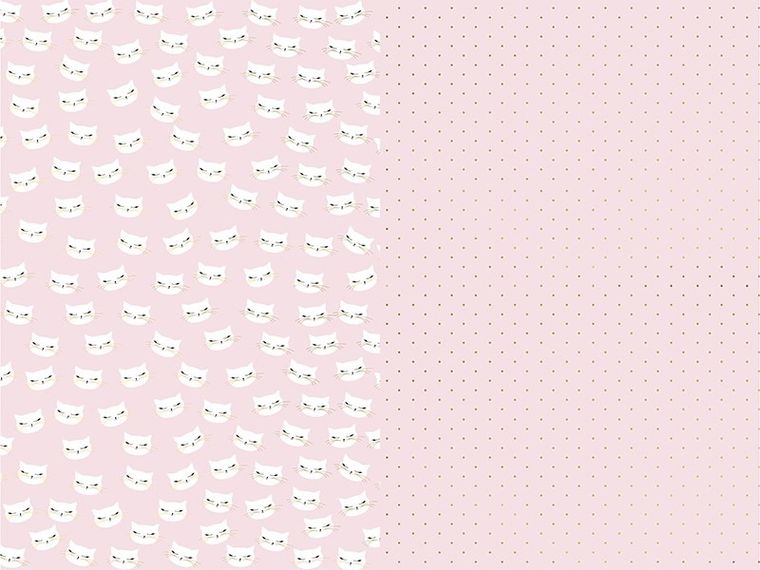 PartyDeco, Meow Party, papier do pakowania prezentów, kotek, mix, 70x200 cm, 2 szt.