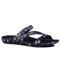 Klapki damskie, granatowe, Crocs Kadee II