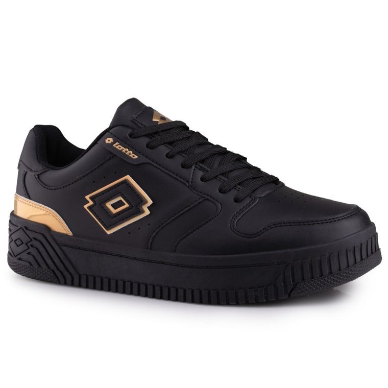 Buty sportowe damskie, czarne, Lotto Scopi GC
