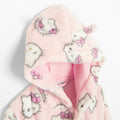 Cool Club, Szlafrok dziewczęcy z kapturem, różowy, Hello Kitty