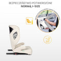 Caretero, Breezy Fix, fotelik samochodowy 2w1, podstawka, fix black, 100-150 cm