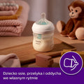 Philips Avent, Responsywne Butelki Natural, Air Free, butelka z wentylem, 0m+, 125 ml