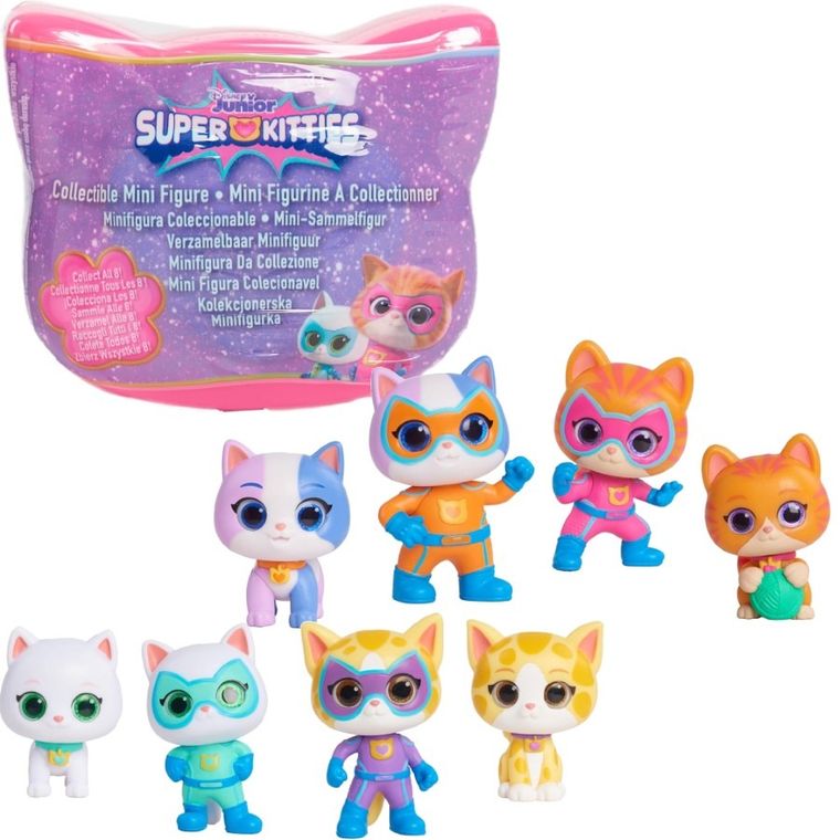 Superkoty, kotek, mini figurka niespodzianka, 1 szt.