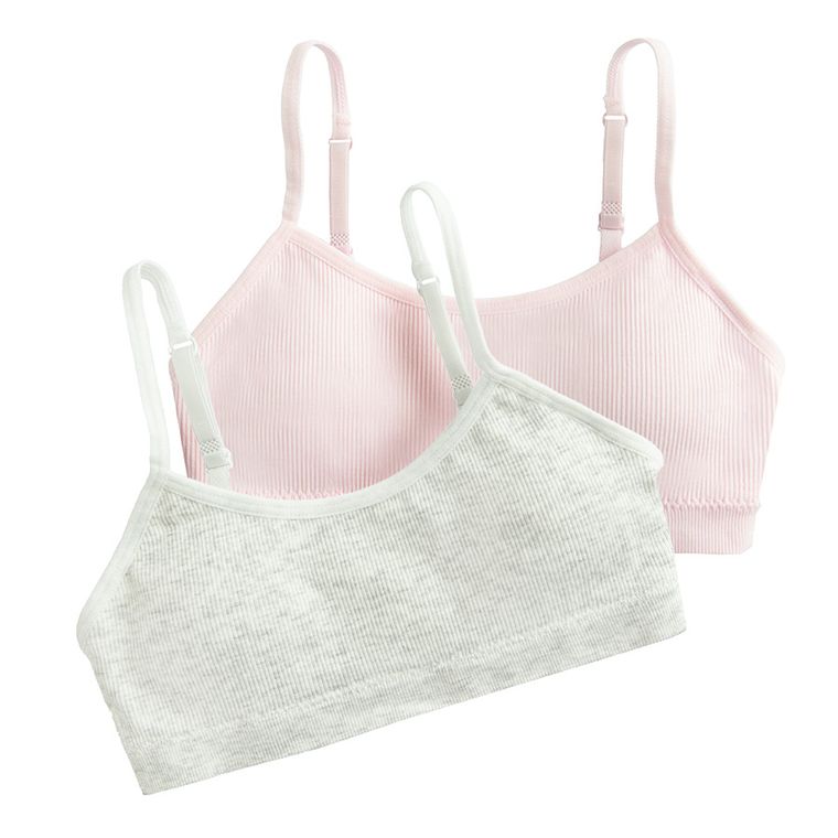Cool Club, Biustonosz dziewczęcy, prążkowany, mix, zestaw, 2 szt.