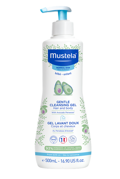 Mustela, delikatny żel do mycia, 500 ml