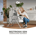Kinderkraft, Lovi, leżaczek-kołyska 3w1, beżowa