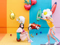 PartyDeco, balon foliowy Auto, 111x63 cm, mix, 1 szt.
