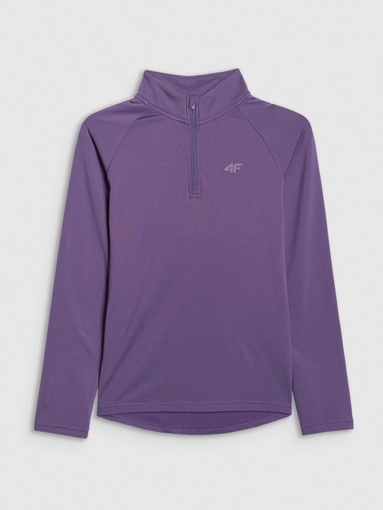 Bluza dziewczęca, fioletowa, 4F