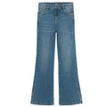 Regulowane spodnie jeansowe flare z przetarciami Cool Club