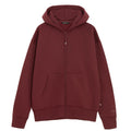 Rozpinana bordowa bluza oversize z kapturem NOWEAR