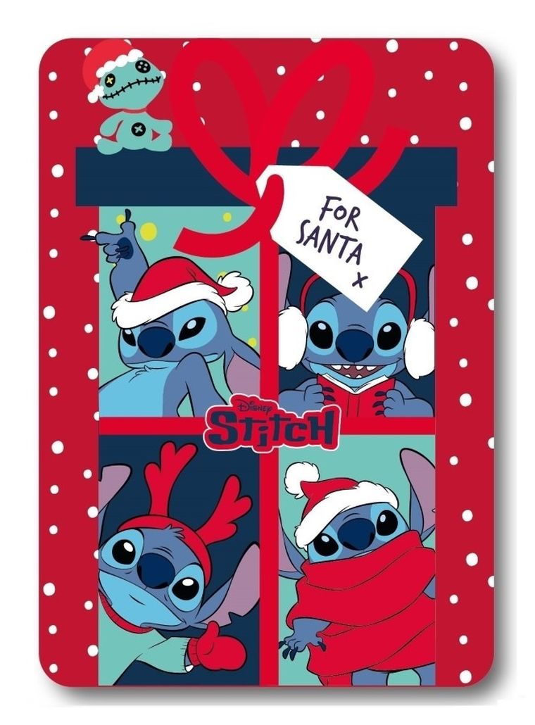 Lilo & Stitch, koc polarowy, 100x140 cm