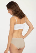 Majtki figi damskie, czarne, Seamless Cotton Mini Bikini, Gatta