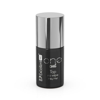 Excellent PRO, One Coat Top No Wipe top bez przemywania Milky Mist 7g