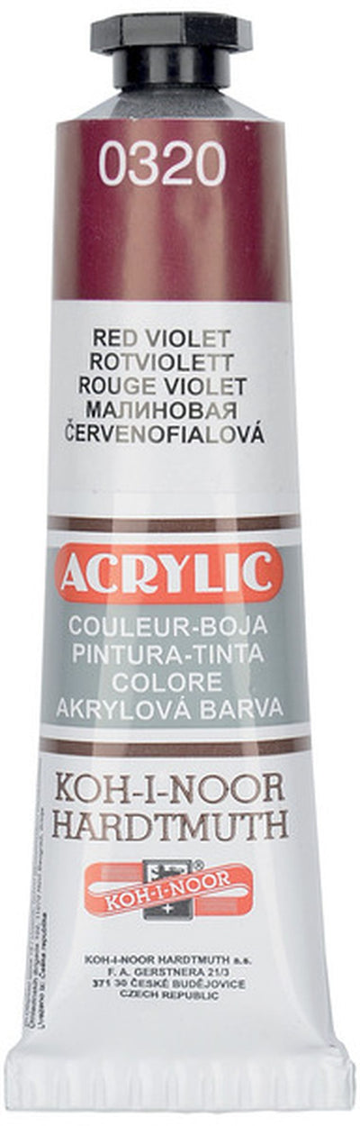 Koh-I-Noor, farba akrylowa, Red violet, 40 ml