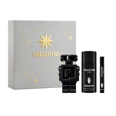 Paco Rabanne, Phantom, zestaw:  perfumy, spray, 100 ml + dezodorant, spray, 150 ml + perfumy, spray, 10 ml