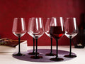 Royal Leerdam, Rubin black, kieliszki do wina czerwonego, 370 ml, 6 szt.