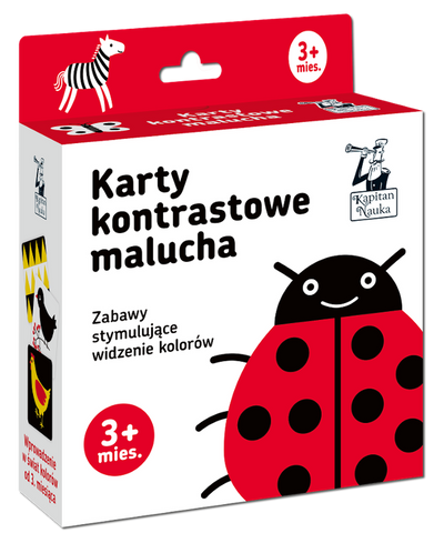 Kapitan Nauka. Karty kontrastowe malucha 3m+