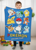 Pokemon, koc polarowy, 100x140 cm