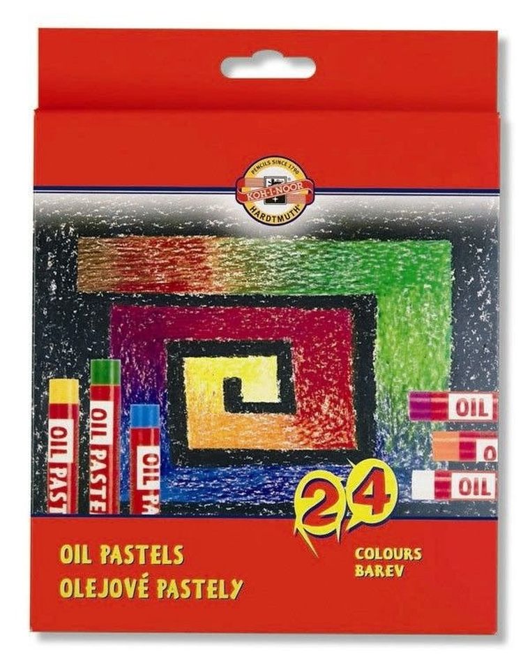 Koh-I-Noor, pastele olejne,24 kolory