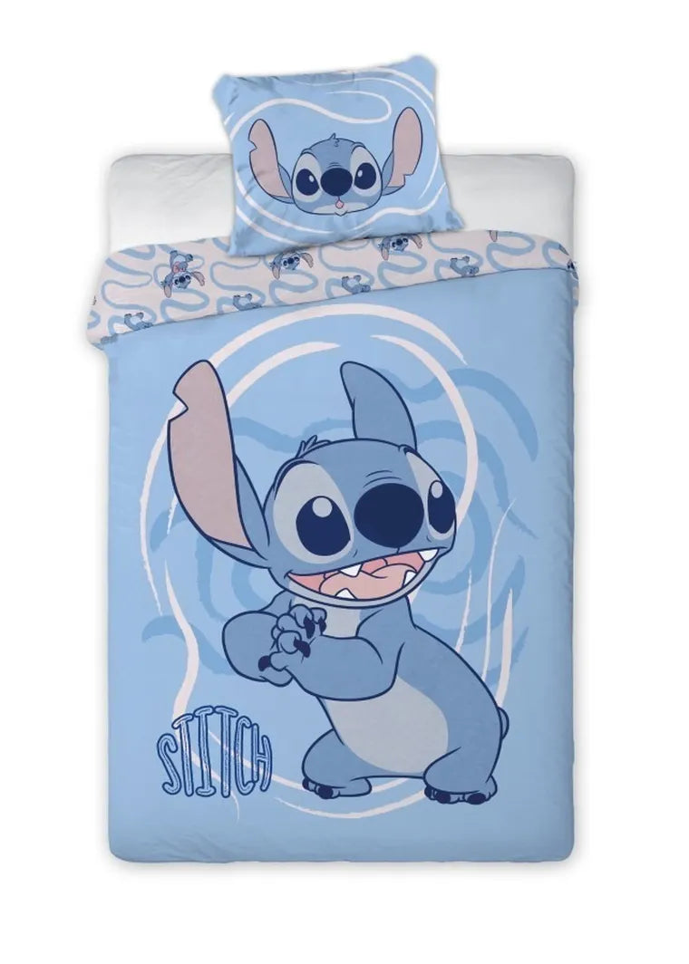 Lilo i Stitch, 2-częściowy komplet pościeli bawełnianej, 140x200 cm