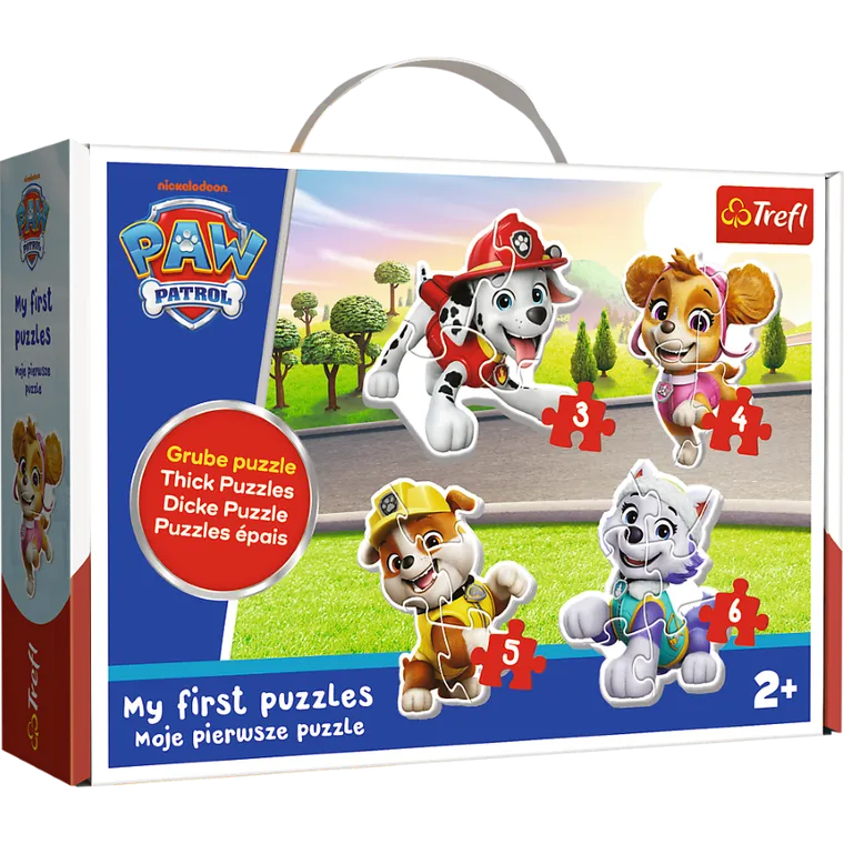 Trefl, Baby Classic, Psi Patrol, Kochane pieski, moje pierwsze puzzle