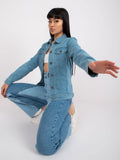 Kurtka jeansowa damska, denim, Rue Paris