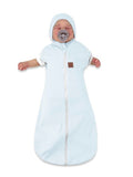 MimiNu, Soft, fasolka, poduszka do karmienia, na suwak, baby blue