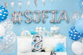 PartyDeco, balon foliowy, znak #, 35 cm, srebrny