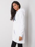 Bluza damska z kapturem, szara, Rue Paris