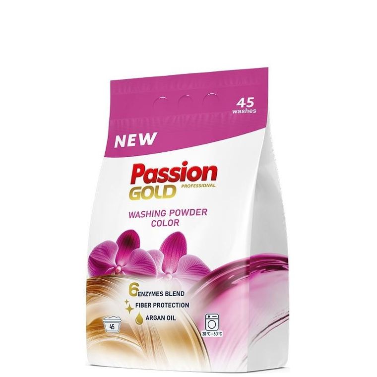 Passion Gold, Professional, proszek do prania, kolory, 2,7 kg