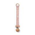 Elodie Details, drewniana zawieszka do smoczka, Monkey Sunrise Pink