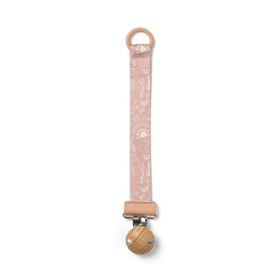 Elodie Details, drewniana zawieszka do smoczka, Monkey Sunrise Pink