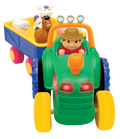 Dumel Discovery, Traktor Farmer, interaktywny pojazd rolniczy z przyczepą i figurkami zwierząt
