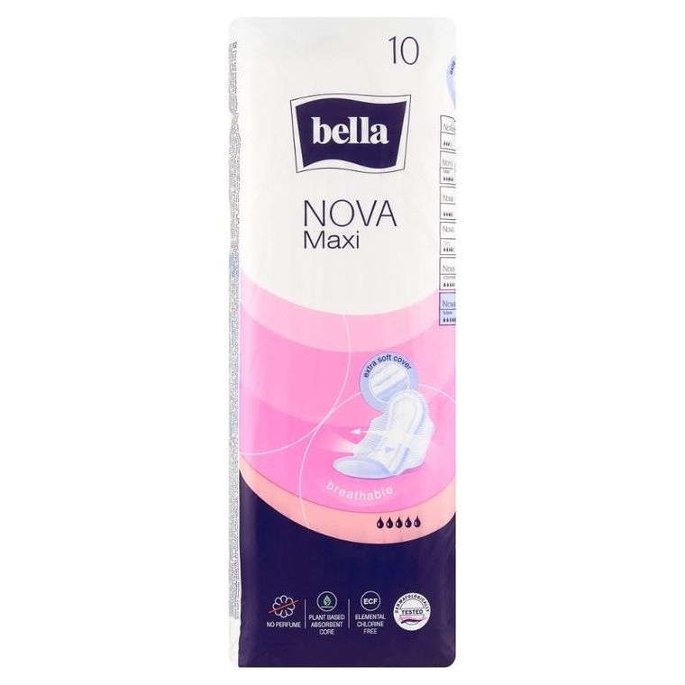 Bella, Nova Maxi, podpaski higieniczne, 10 szt.