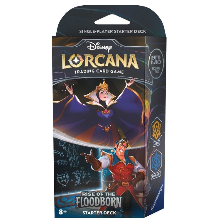 Lorcana, Disney, Rise Of The Floodborn, Starter Deck, gra karciana