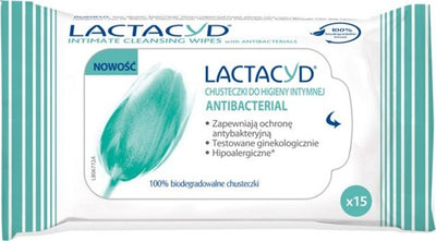 Lactacyd, Antibacterial, chusteczki do higieny intymnej