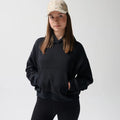 Czarna bluza cropp boxy z kapturem NOWEAR