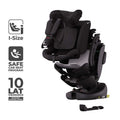 Kinderkraft, I-Fix, fotelik samochodowy, 61-150 cm, black