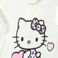 Cool Club, T-shirt dziewczęcy, biały, Hello Kitty
