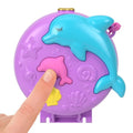Polly Pocket, Akwarium Delfina, zestaw kompaktowy z figurkami i akcesoriami