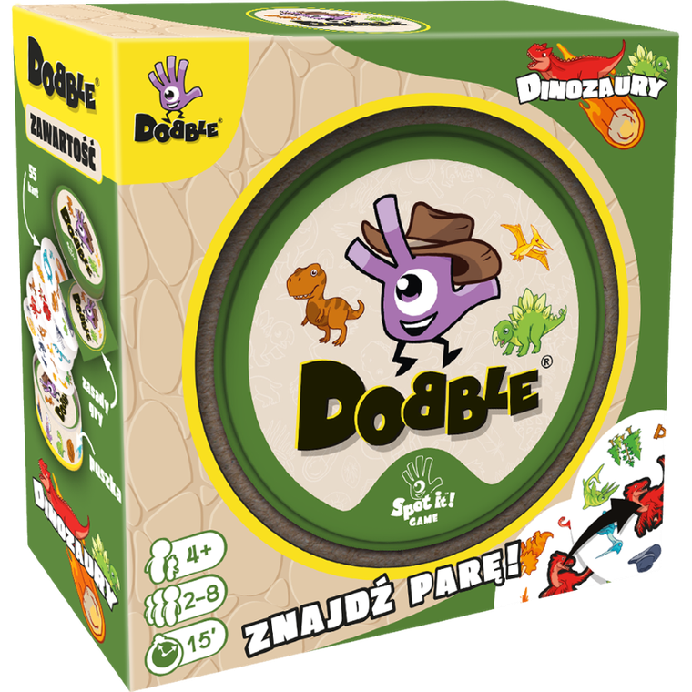 Rebel, Dobble, Dinozaury, gra familijna