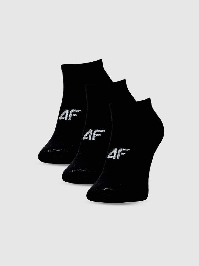 Skarpetki, unisex, czarne, zestaw, 3 szt., 4F
