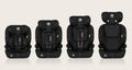 Lionelo, Levi One I-Size, fotelik samochodowy, Black Carbon, 76-150 cm