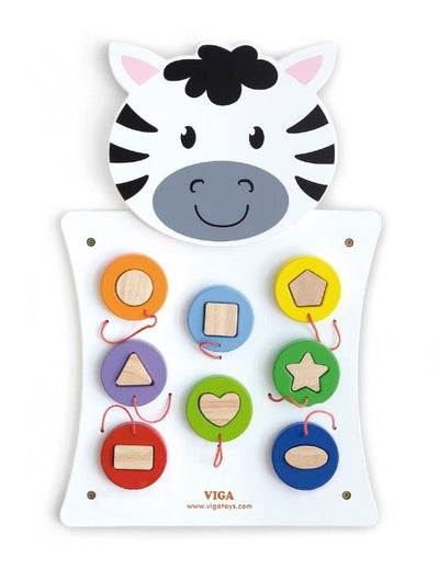 Viga Toys, Zebra, tablica manipulacyjna