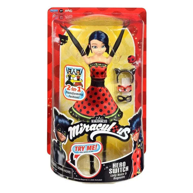 Miraculous:  Biedronka i Czarny Kot, Switch Ladybug, lalka