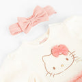 Cool Club, Komplet dziewczęcy, Body sukienka z krótkim rękawem, Opaska, mix, Hello Kitty